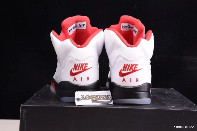MaikeSneakers Retro Jordan DA1911-102 Silver Air Tongue (2020) 5 Red Fire 0629